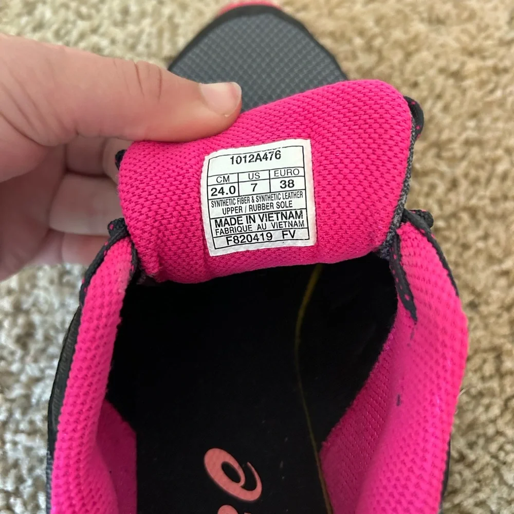 Asics Women’s Gel Venture 7 Pink and Black - Picture 6 of 6